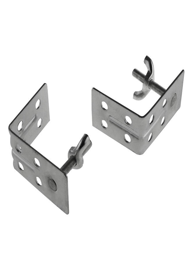 AXLIZER 2PCS Curtain Hardware Roman-Style L-Shaped Sunshade for Roman or Other Shades/Ceiling or Wall Mount - Image 3
